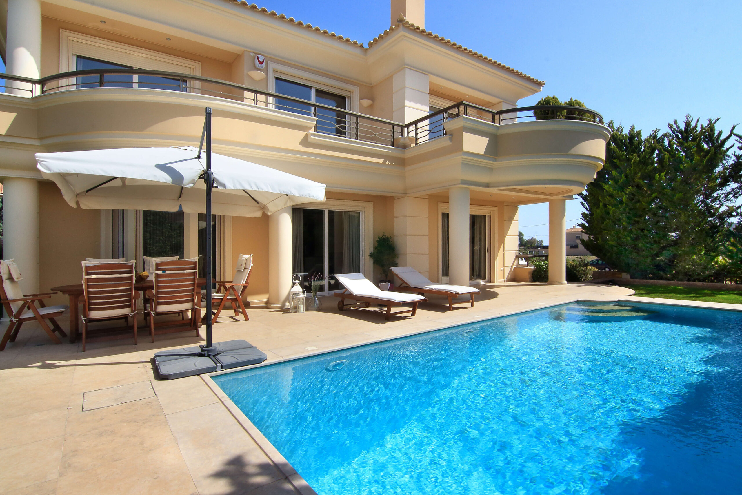 LUXURY VILLA VARKIZA, ATHENS. AthenianRivieraVillas. Luxury villas with pool